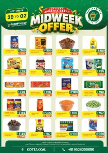 Midweek offer flyer cover