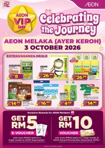 AEON Malaysia | Latest Promotions & Catalogue flyer cover