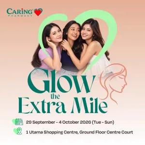 Caring Pharmacy 1 Utama | Latest Promotions & Catalogue flyer cover
