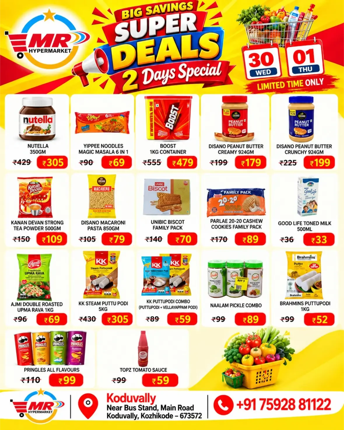 Super Deals | MR Hypermarket Koduvally page 1