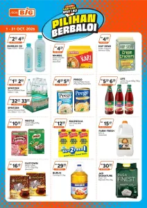 Pilihan Berbaloi | AEON BiG Promotions flyer cover