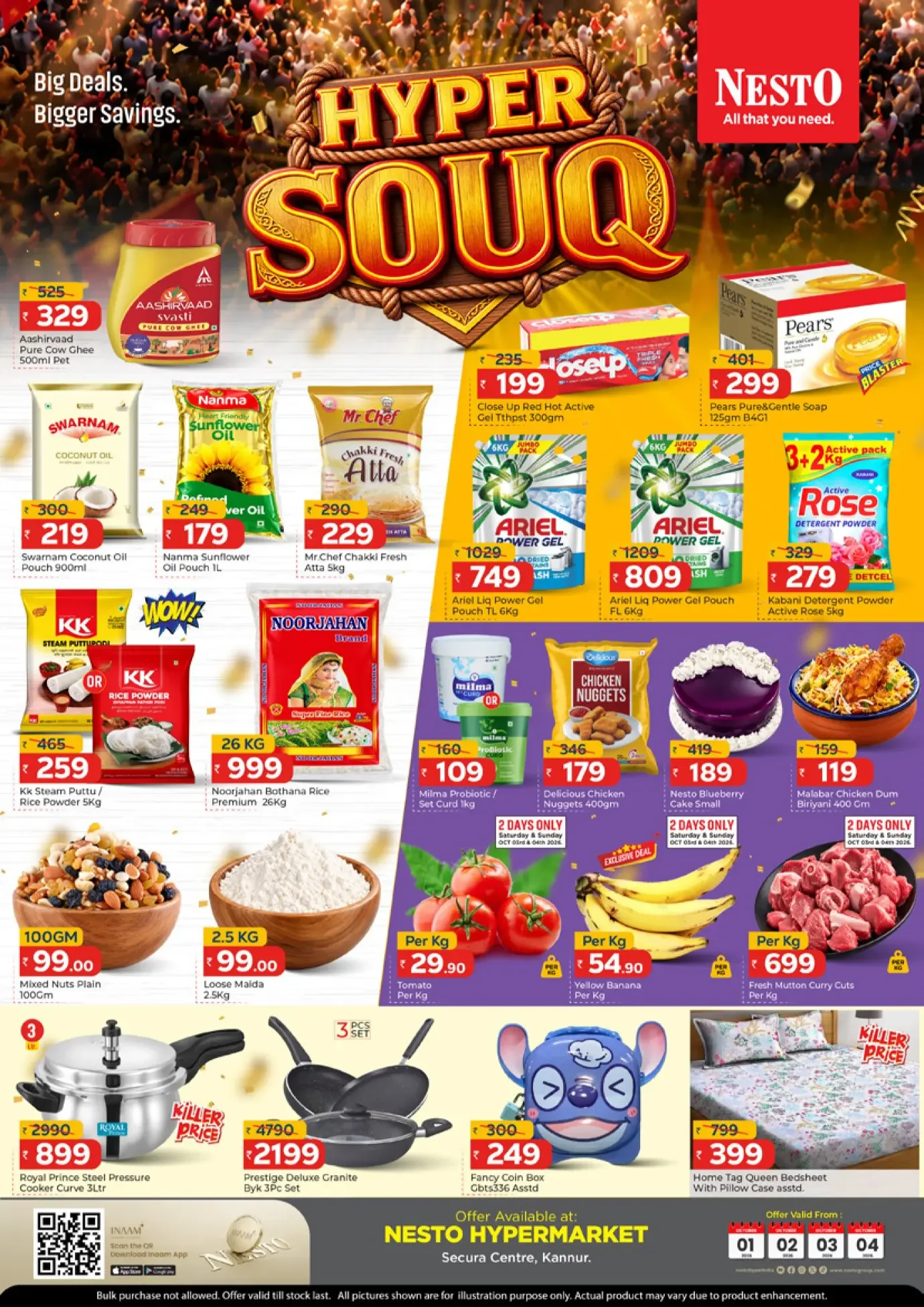 Hyper Souq Offers at Nesto Secura Centre Kannur page 1