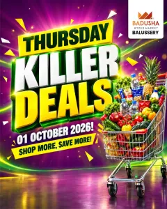 Thursday Killer deals flyer cover