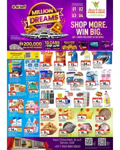 Million Dreams Deals | Mark & Save Al Jurf Ajman flyer cover