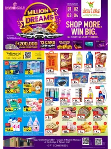 Million Dreams Deals | Mark & Save Rashidiya Ajman flyer cover
