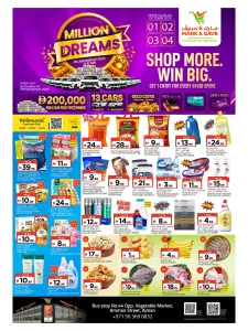 Million Dreams Offers | Mark & Save Ajman flyer cover