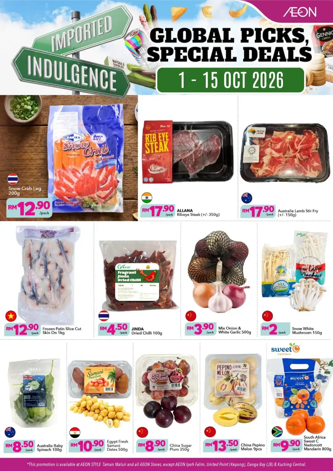 Global Picks & Special Deals Catalogue | AEON page 1