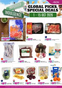 Global Picks & Special Deals Catalogue | AEON flyer cover