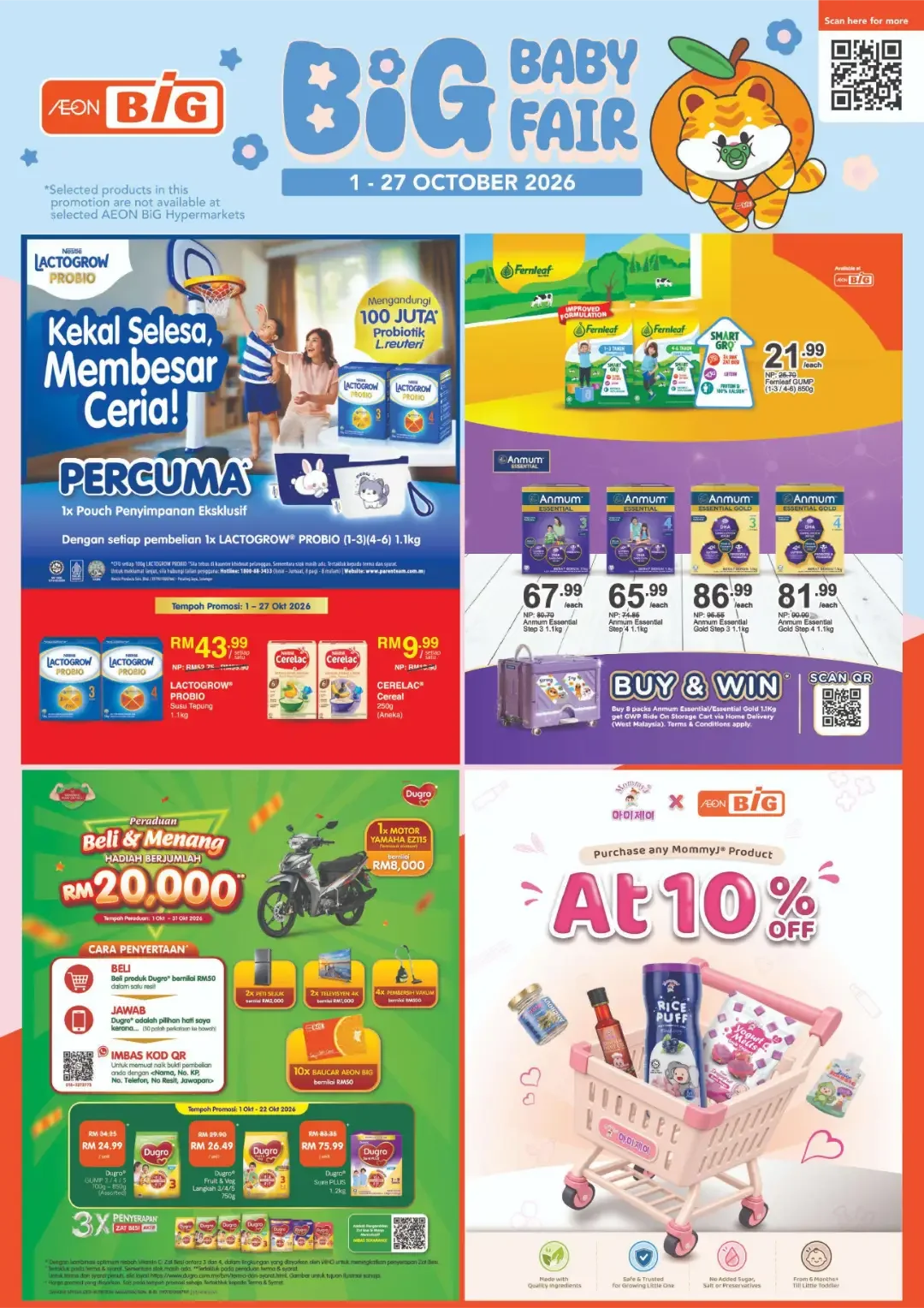 AEON BiG Baby Fair Promotion & Catalogue page 1