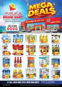 Mega Deals | Brand Mart Nuaimiya-3 Offers flyer cover
