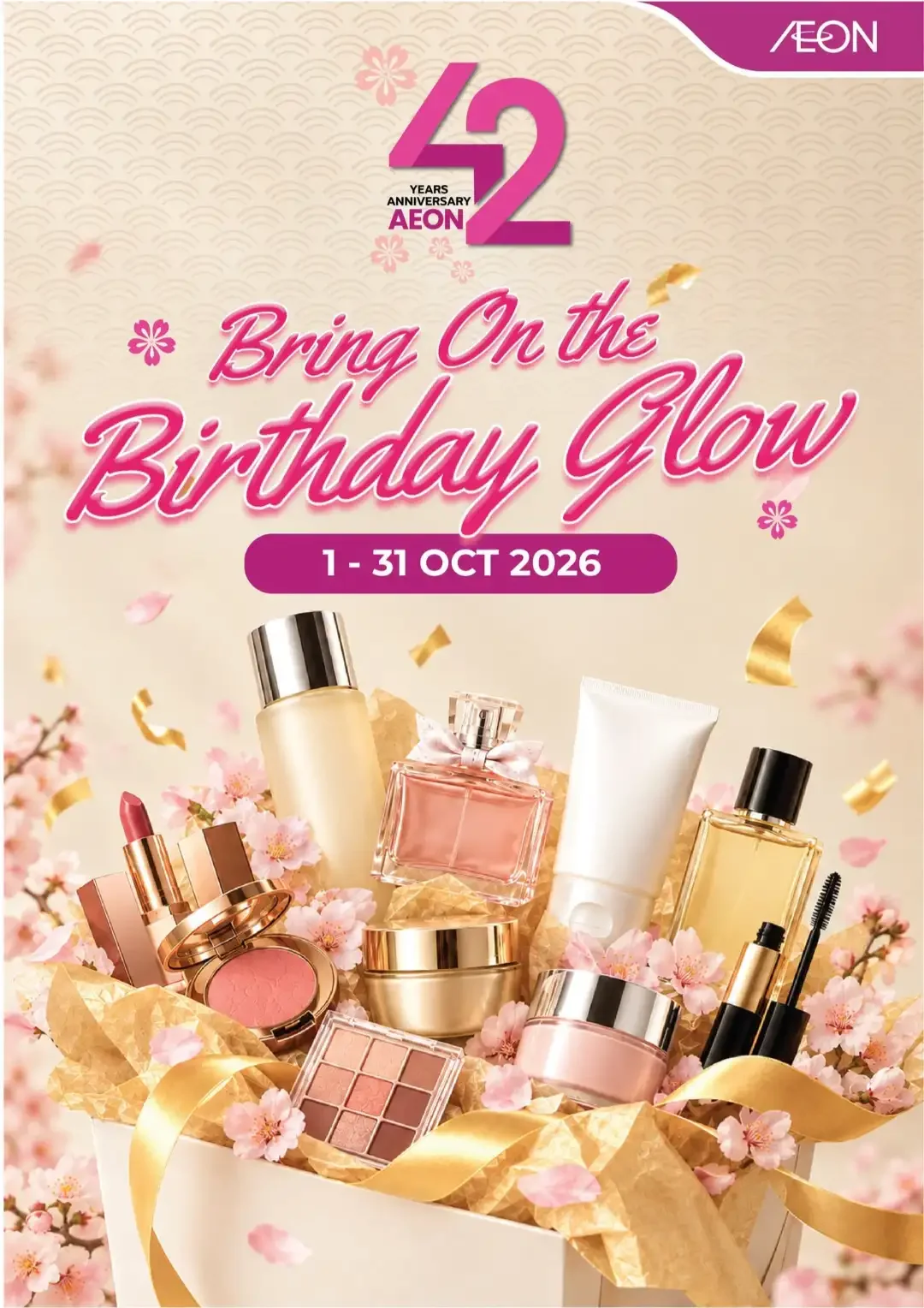 Bring On the Birthday Glow Promotion & Catalogue | AEON page 1