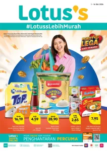 LotussLebihMurah Promotion & Catalogue | Lotus's flyer cover