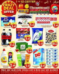 Crazy Deal Offer | 1 To 10 Center Dubai Offers flyer cover