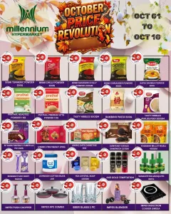 October Price Revolution | Millennium Hypermarket flyer cover