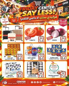 Say Less! Offers at Friday Center flyer cover