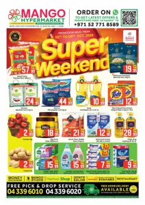 Super Weekend Deals | Mango Hypermarket Dubai flyer cover