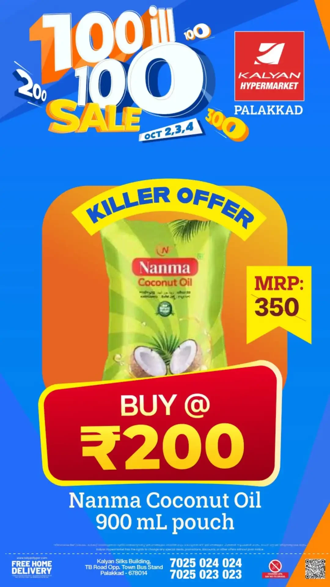 100 ill 100 Sale | Kalyan Hypermarket Palakkad Offers page 19