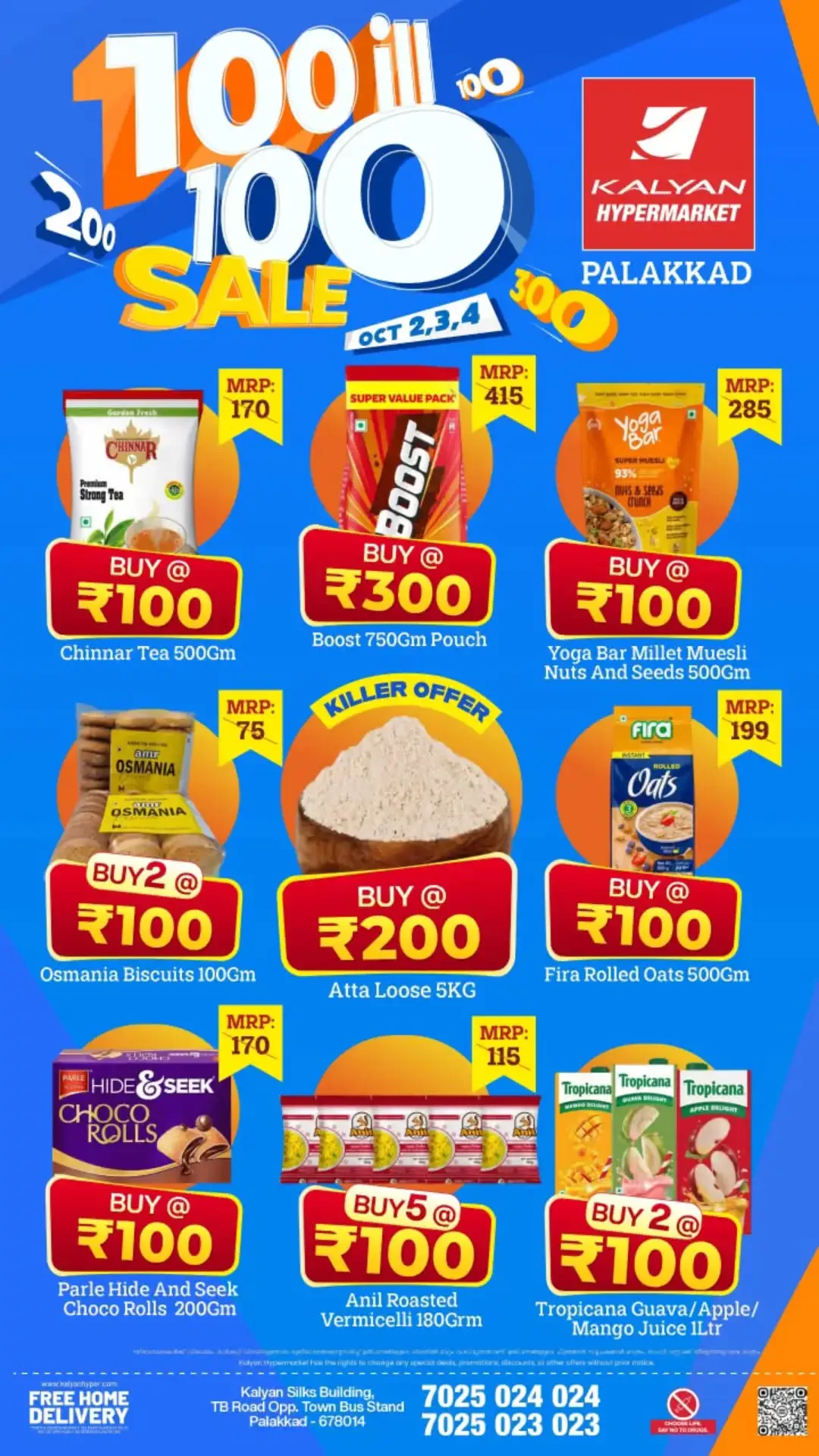 100 ill 100 Sale | Kalyan Hypermarket Palakkad Offers page 3