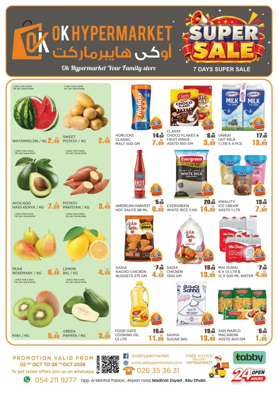 7 Days Super Sale Deals | OK Hypermarket Abu Dhabi page 1