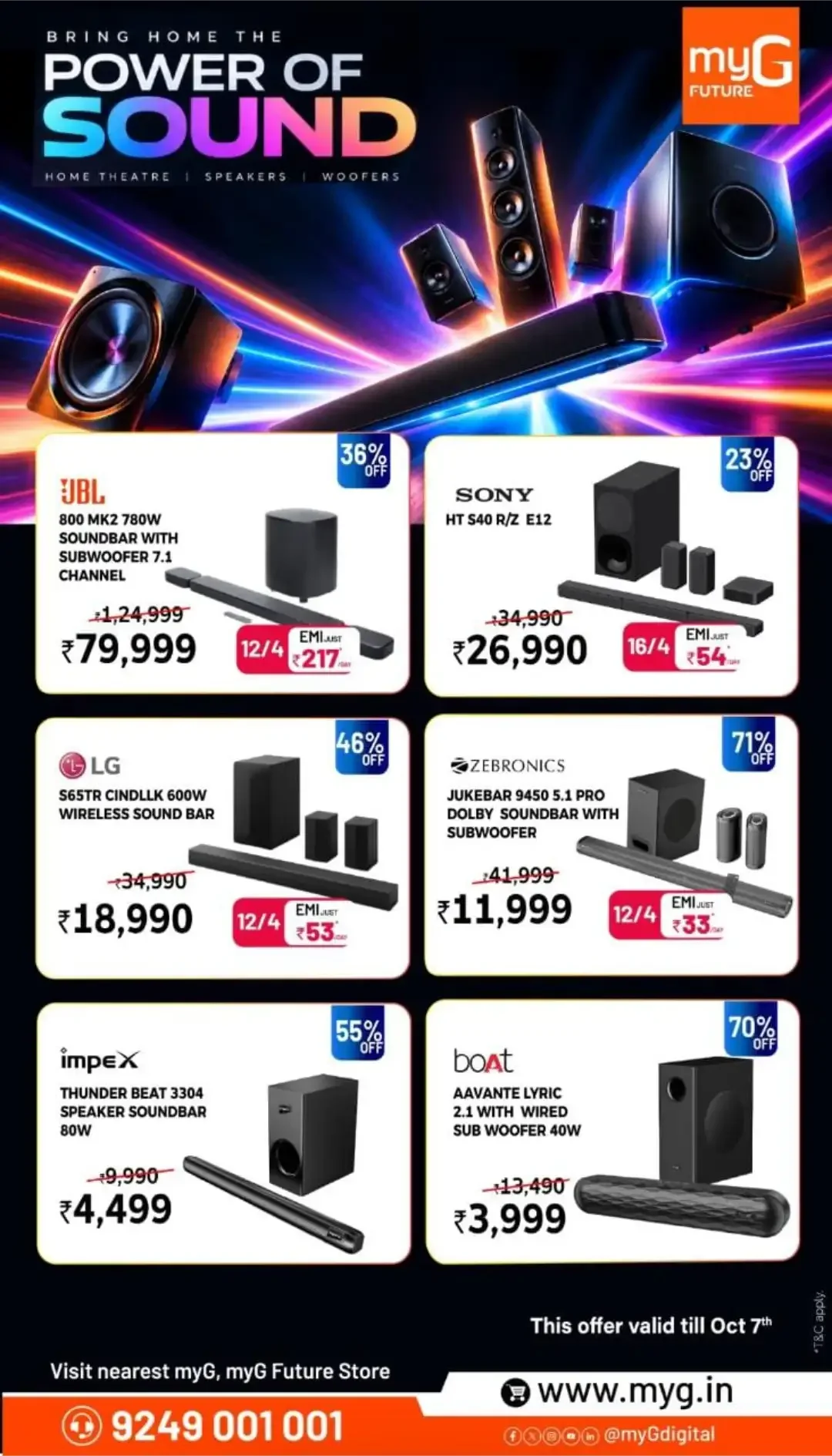 Make Every Beat Count & Power of Sound | myG Offers page 2