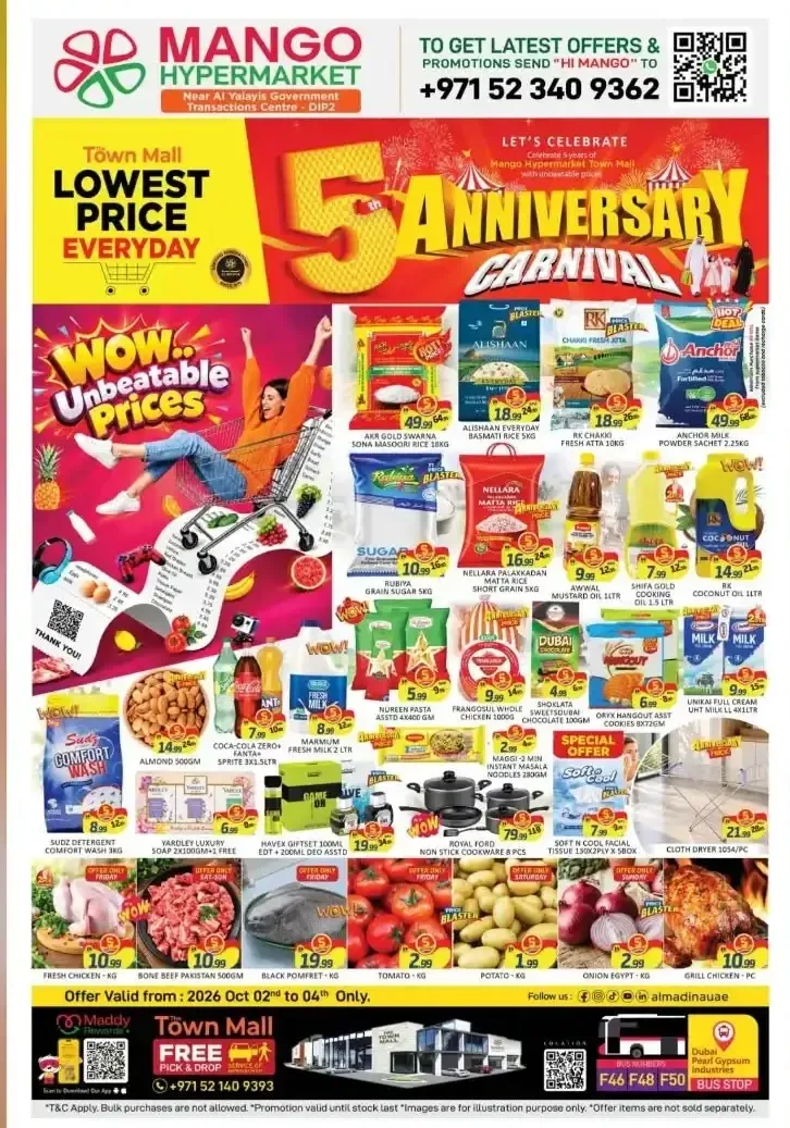 5th Anniversary Carnival | Mango Hypermarket DIP2 Offers page 1