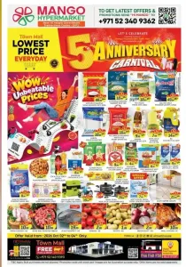 5th Anniversary Carnival | Mango Hypermarket DIP2 Offers flyer cover