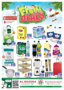 Freshh Deals at Al Madina Hypermarket Abu Dhabi flyer cover