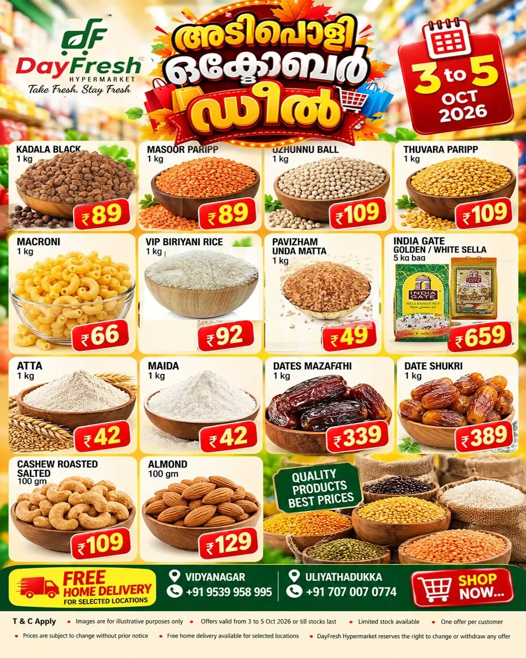 October Deal Offers | DayFresh Hypermarket Vidiyanagar page 1