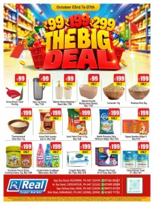 ₹99 ₹199 ₹299 The Big Deal Offers | Real Hypermarket flyer cover