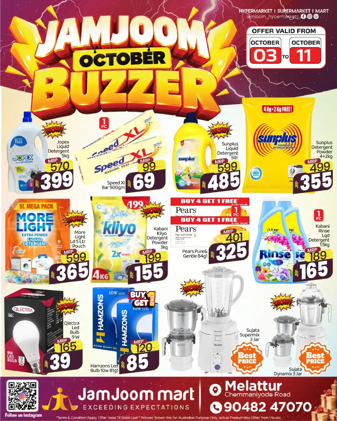 October Buzzer | JamJoom Mart Melattur Offers page 3