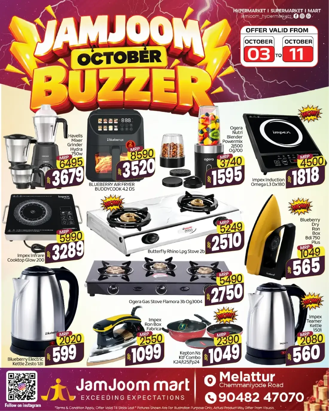 October Buzzer | JamJoom Mart Melattur Offers page 4