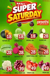 Super saturday Sale flyer cover