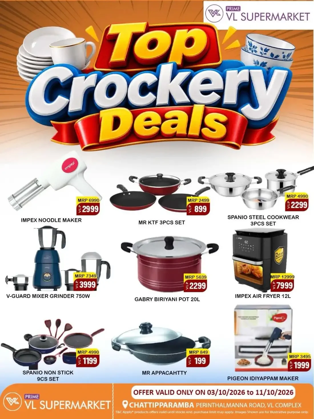Top Crockery Deals | VL Supermarket Chattiparamba page 5