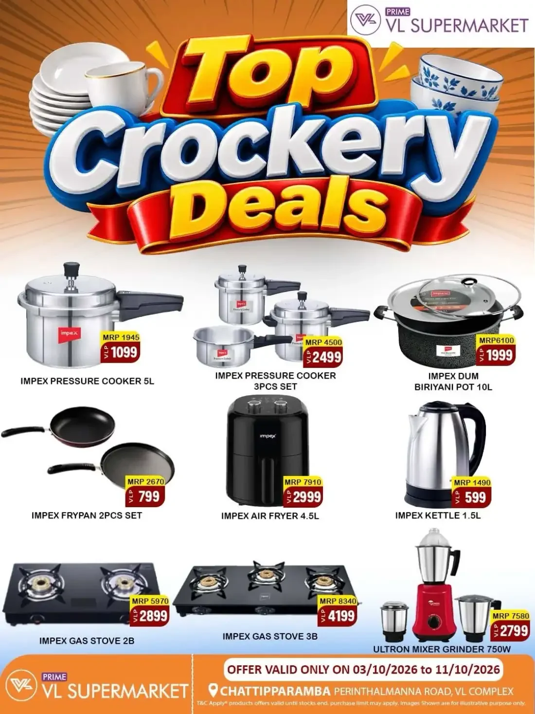 Top Crockery Deals | VL Supermarket Chattiparamba page 2
