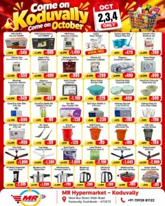 Come on Koduvally Offers | MR Hypermarket flyer cover