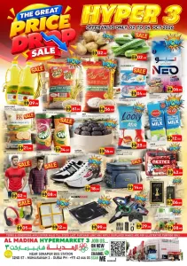 The Great Price Drop Sale | Al Madina Hypermarket Dubai flyer cover