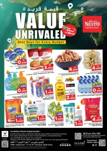 Value Unrivaled Deals | Nesto Hypermarket Oman flyer cover