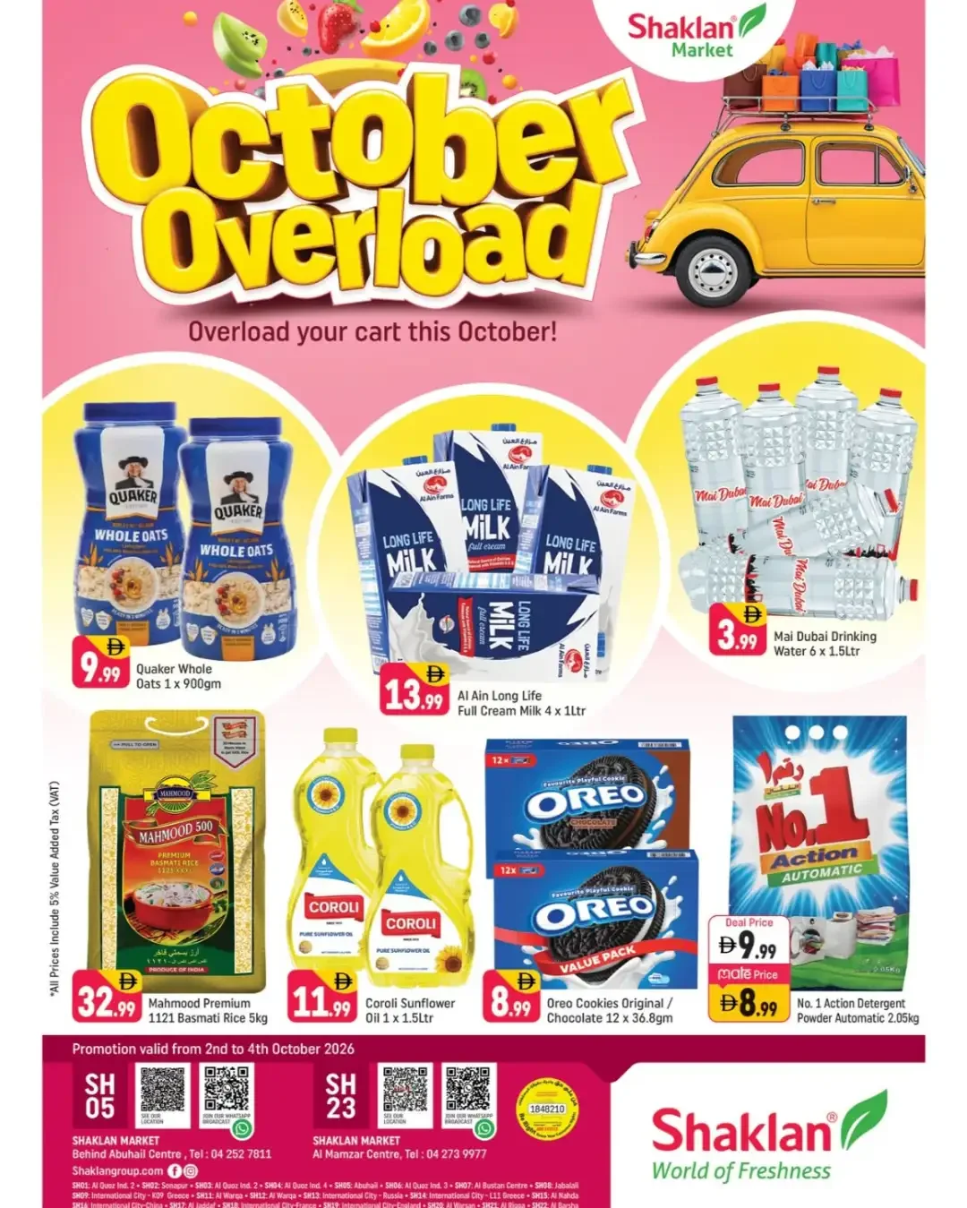 October Overload Offers | Shaklan Market Dubai page 1