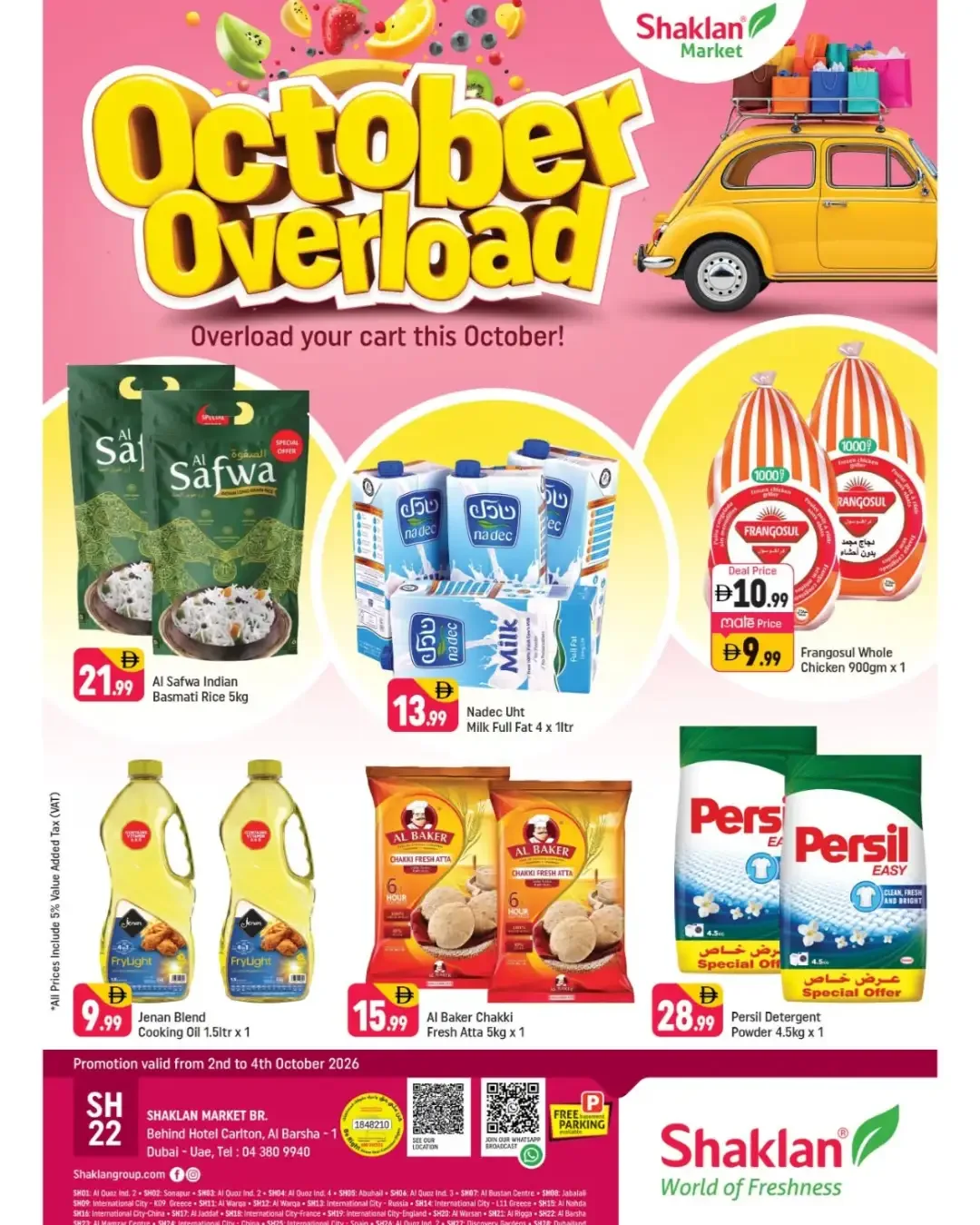 October Overload Offers | Shaklan Market Barsha page 1