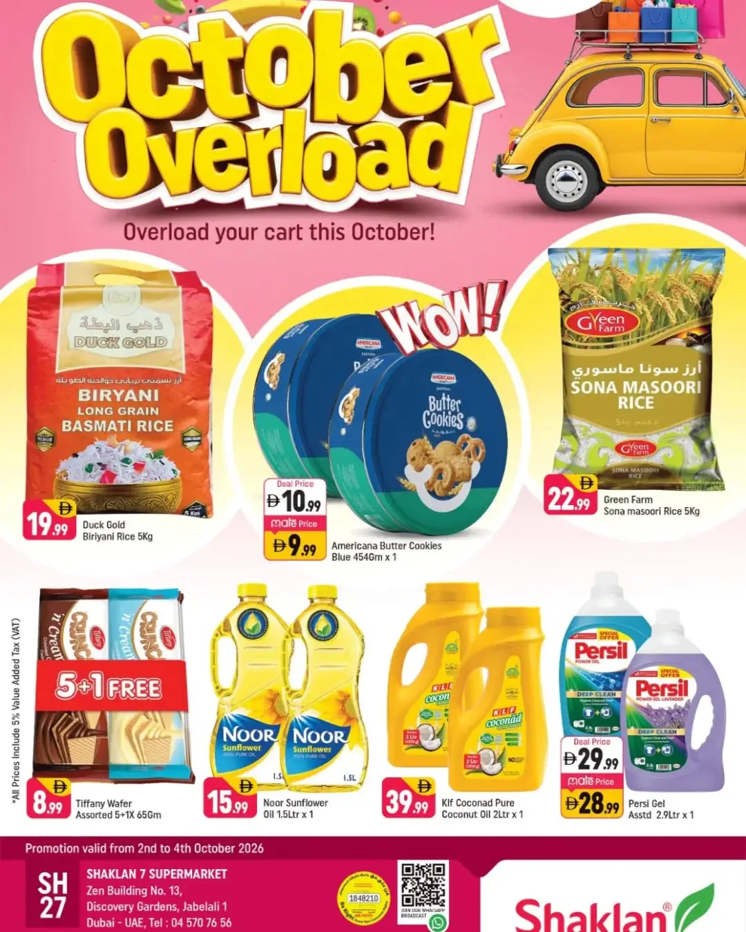 October Overload Offers | Shaklan 7 Supermarket Dubai page 1