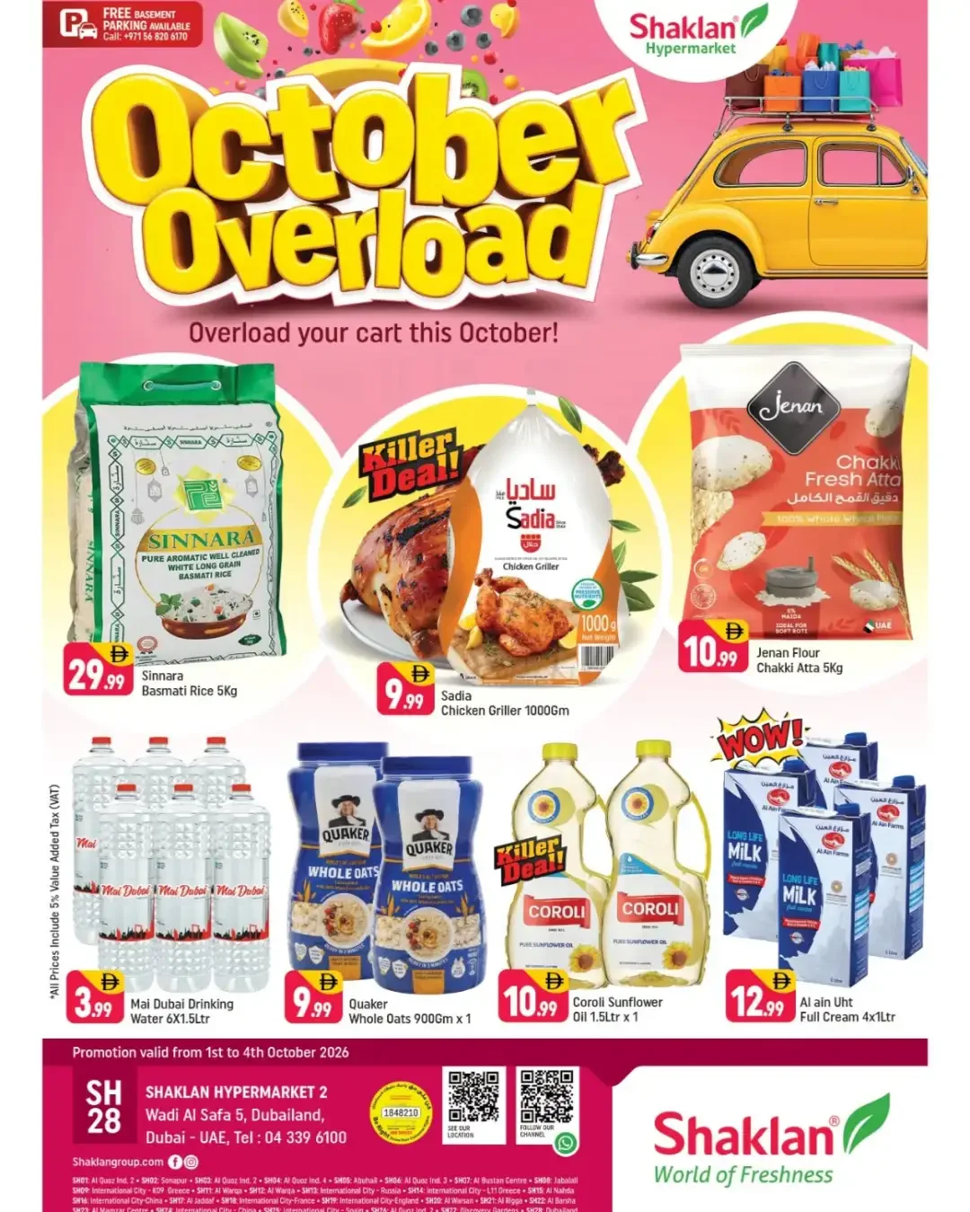 October Overload Offers | Shaklan Hypermarket Dubailand page 1
