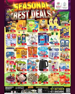 Seasonal Best Deals | Mango Market Emirates City Mall flyer cover