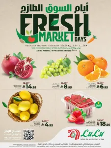 3 Days Fresh Markets Offers flyer cover
