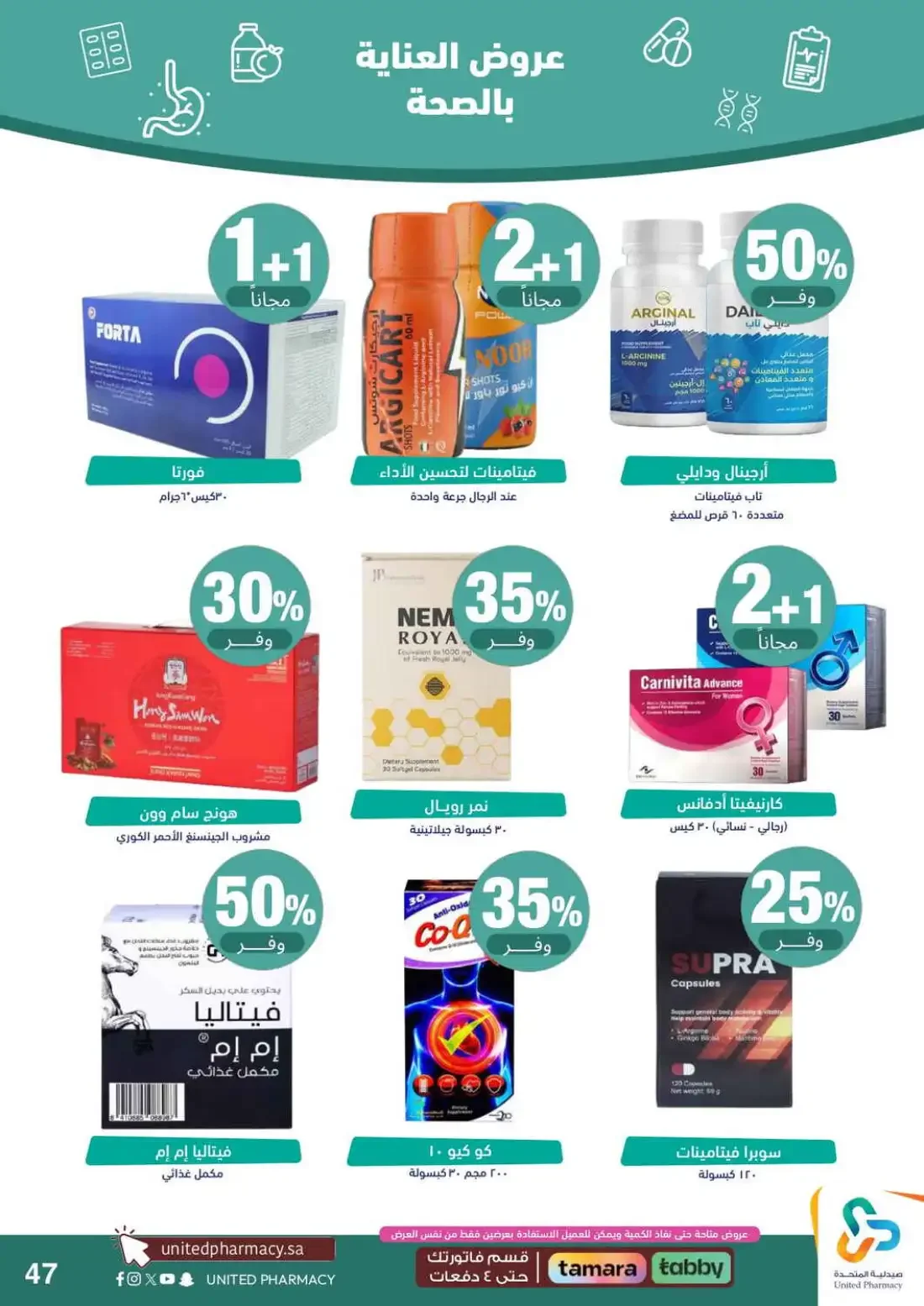 Pink October Offers | United Pharmacy page 48