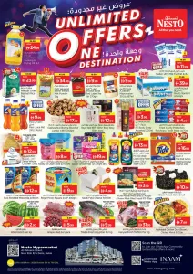 Unlimited Offers Deals | Nesto Deira Dubai flyer cover