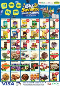 Big on Savings Deals | Lulu Thiruvananthapuram flyer cover
