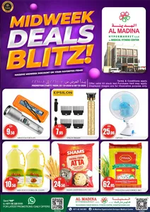 Midweek Deals Blitz | Al Madina Sonapur flyer cover