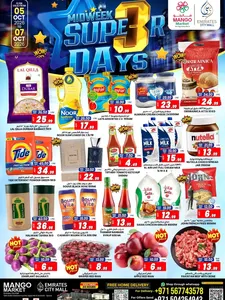 Midweek Super Days | Mango Market Emirates City Mall flyer cover