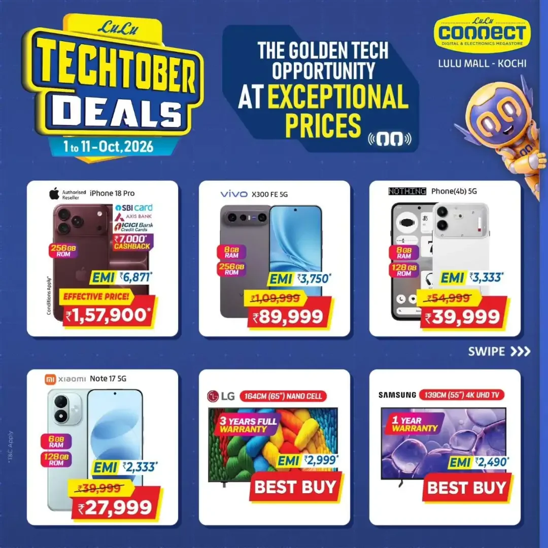 Techtober Deals at LuLu Connect Kochi | Latest Offers page 2