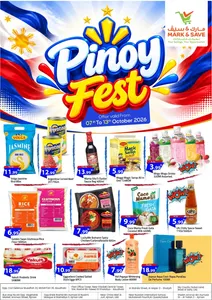 Pinoy Fest Offers | Mark & Save UAE Deals flyer cover